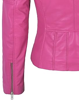 ジャケット・アウター muguet Heart pocket leather jacket pink ジャケット・アウター muguet Heart pocket leather jacket PINK